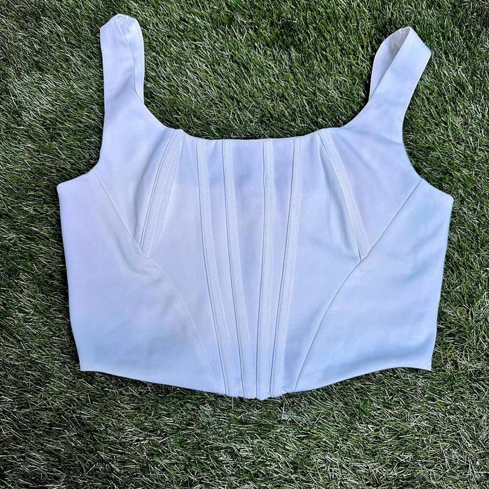 Marthea white corset top